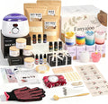 Candle Making Kit,Candle Making Kit for Adults & Beginners–1200g Soy Wax，Digital Wax Melting Pot, Floral Candle