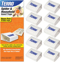 Spider & Insect Trap, 10-Pack Sticky Glue Traps | Kills Roaches, Spiders, Ants, Cockroaches, Crickets, Indoor Bug