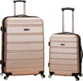 Melbourne Hardside 2 Piece Expandable Spinner Wheel Luggage Set, (20"/28"), Champagne