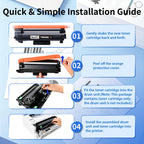 TN450 Toner Cartridge Replacement for Brother TN450 Series 2p Black