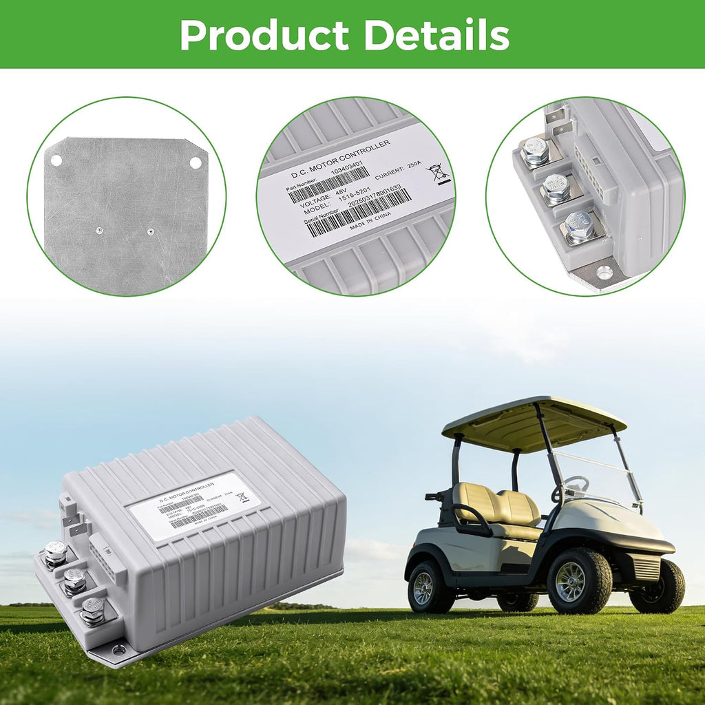 10L0L DC Motor Controller for Club Car Precedent 09-14 48V 250A-Grey