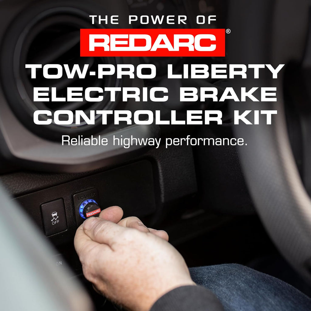 Tow-Pro Liberty Electric Trailer Brake Controller Kit, Toyota Land Cruiser, Sequoia, 4Runner, Tundra, Tacoma