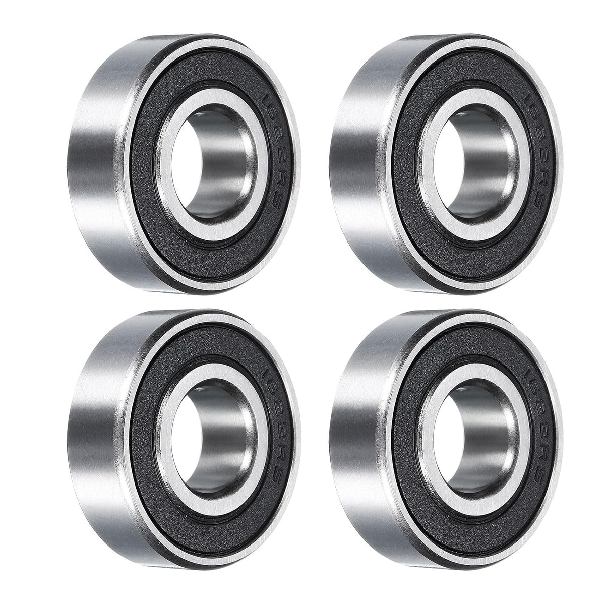 uxcell 4pcs 1622-2RS Deep Groove Ball Bearing 9/16" x 1-3/8" x 7/16" ABEC 3