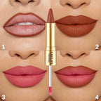 Brown Lip Liner Pink Matte Liquid Lipstick Combo for Women