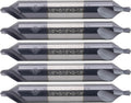 CME #4 Carbide Center Drills, TiAlN Coated, 5 pcs