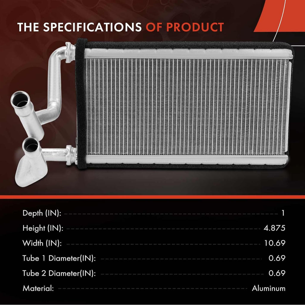 A-Premium HVAC Heater Core Compatible with Toyota & Lexus