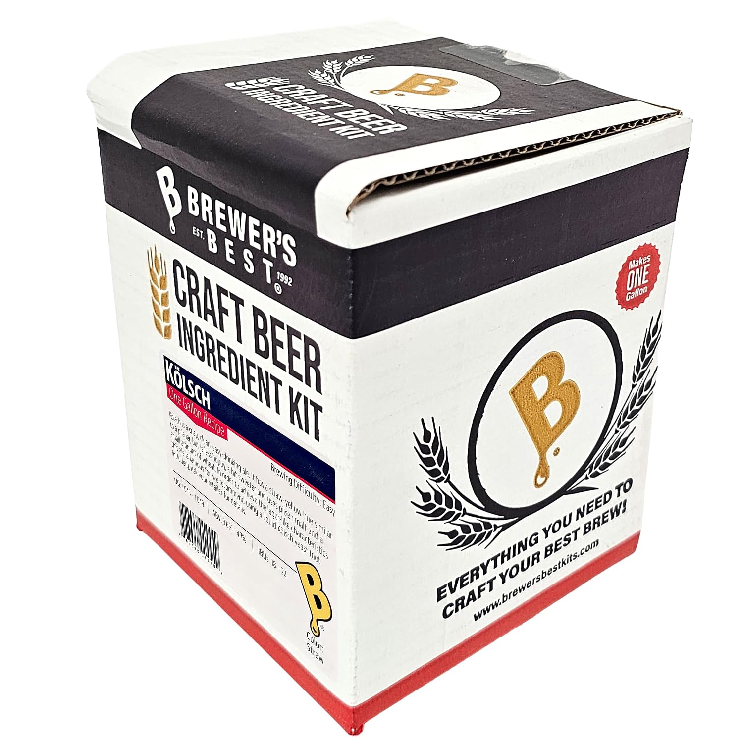 One Gallon Home Brew Beer Ingredient Kit (Kolsch)