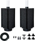 100-120 Gal Large Aquarium Sponge Filter with Air Stone and Ceramic Media