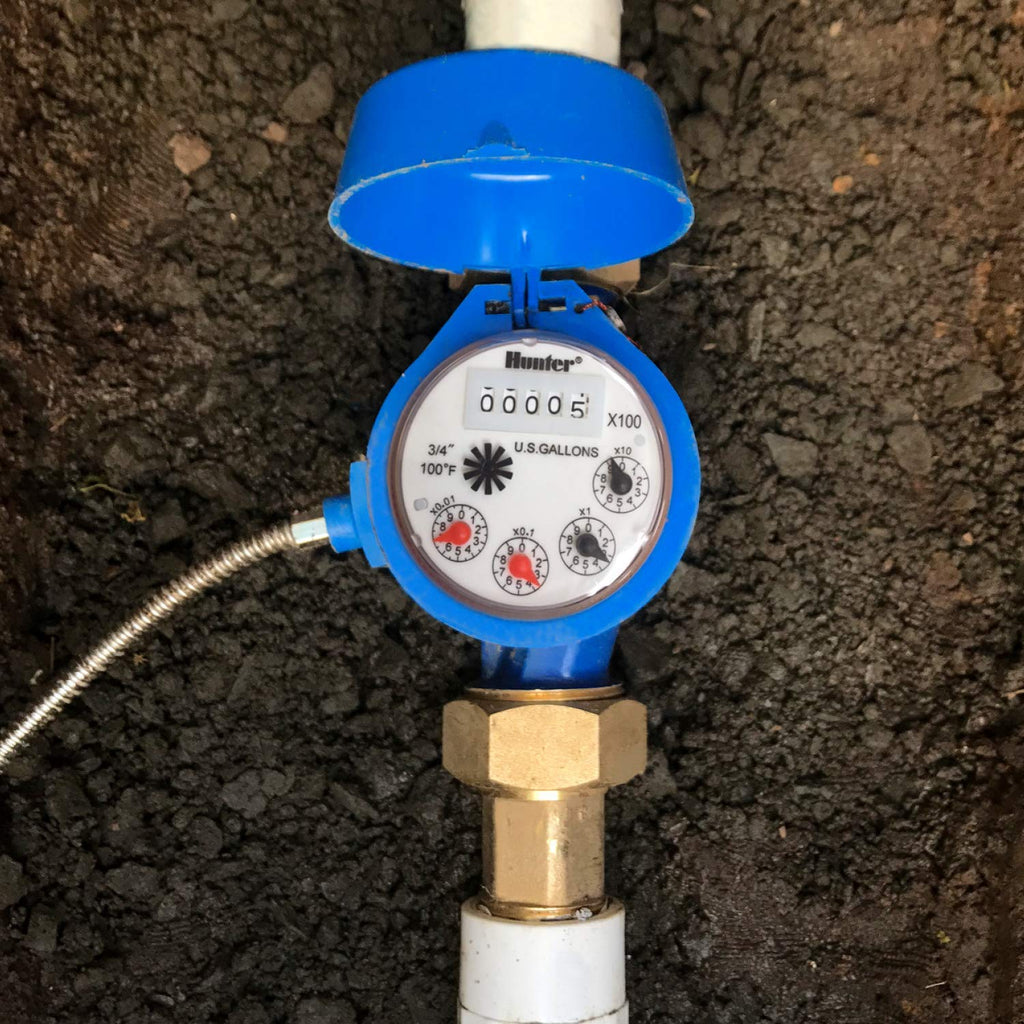 Hunter HC100FLOW Irrigation Flow Meter, 1 in. for Hydrawise Controllers