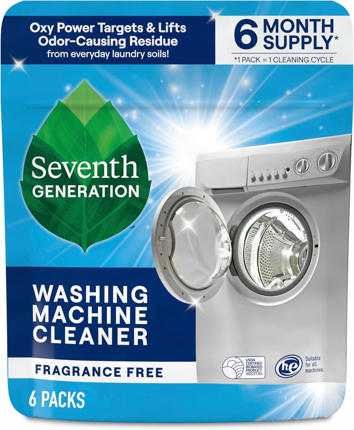 Machine Cleaner, 6 Count