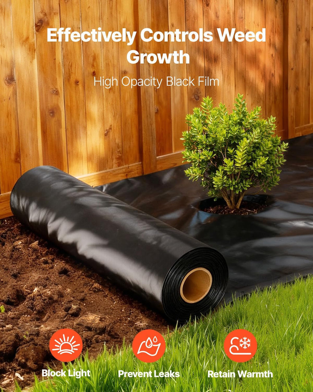 Plastic Sheeting Heavy Duty 10' x 100', 6 Mil Thick Plastic Sheeting Roll, Plastic Drop Cloth Painters Tarp