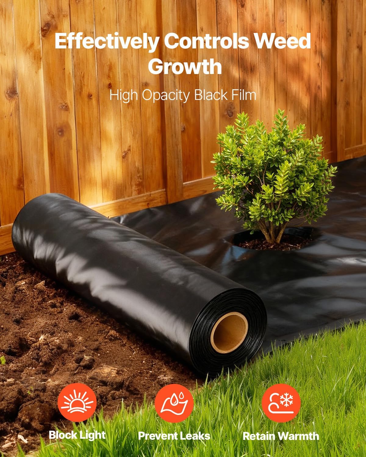 Plastic Sheeting Heavy Duty 10' x 100', 6 Mil Thick Plastic Sheeting Roll, Plastic Drop Cloth Painters Tarp
