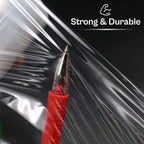 Blue Stretch Wrap, 12 Pack, 5 Inch, 1000 Feet/Roll