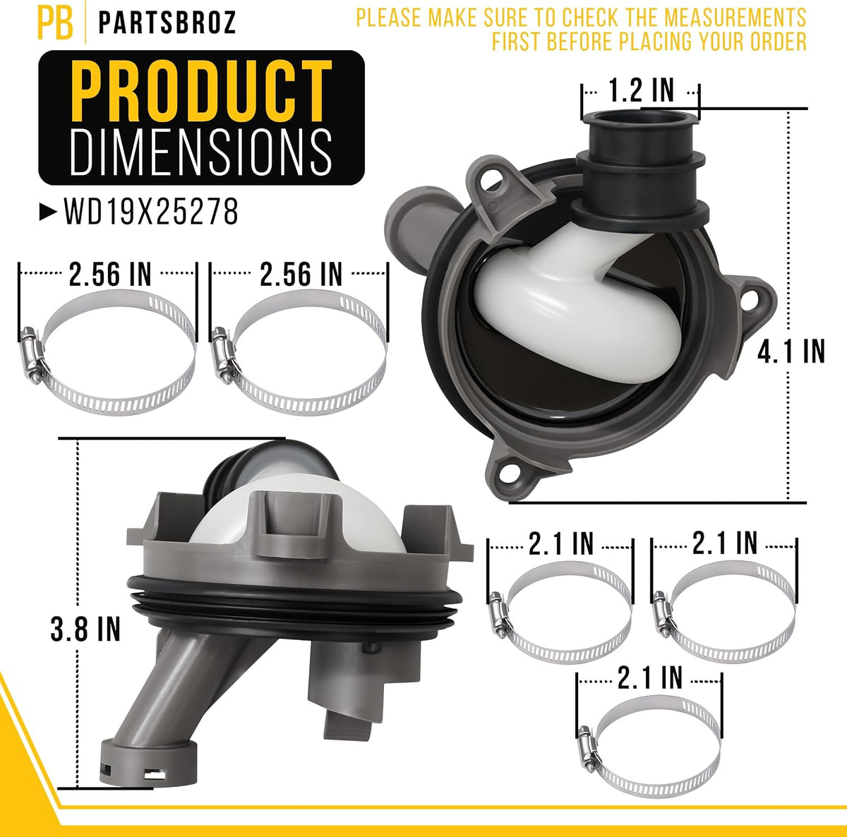 Dishwasher Diverter Valve for General Electric GE GDP615HSM0SS