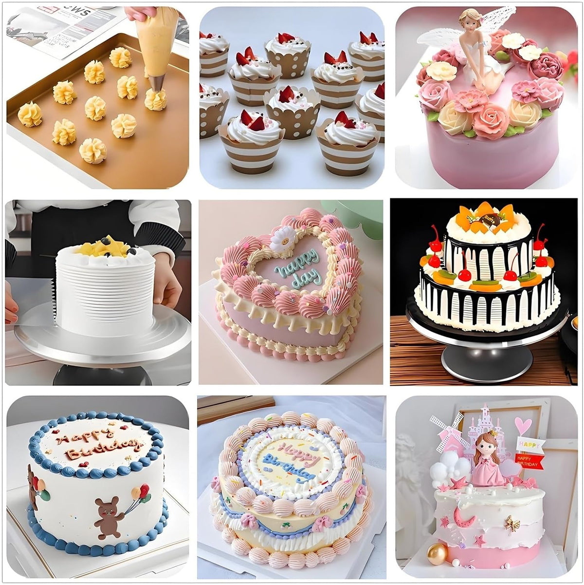 Cake Decorating Kit, 198 Pcs Baking Supplies