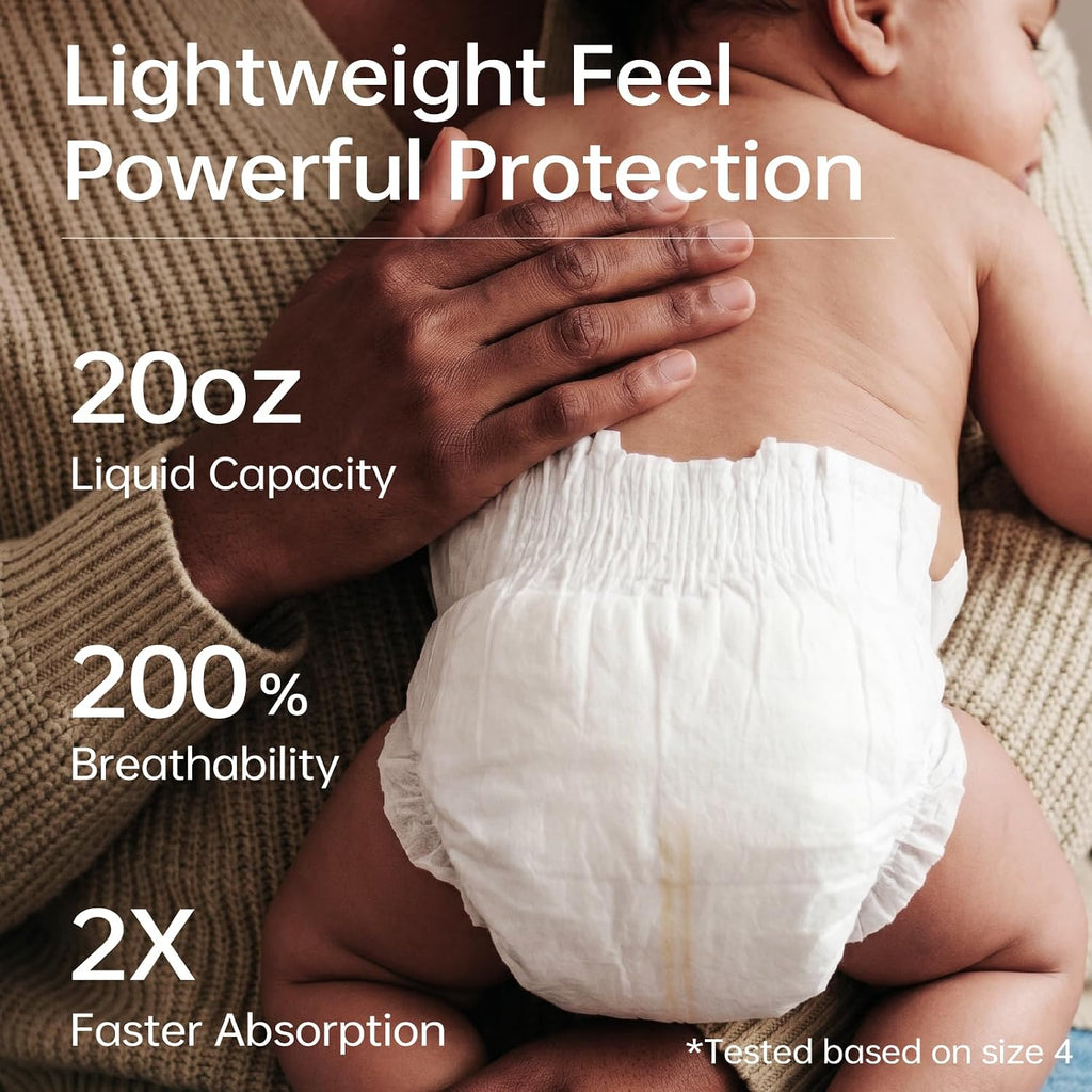 Trial Pack Baby Diapers - DRYPER Size 1 Diapers (6-11 lbs), 30 Count, Size Newborn Diapers, Hypoallergenic Disposable