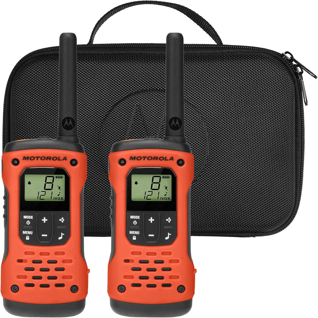 Portable FRS, T605_H2O, Talkabout, Two Way Radios Waterproof Walkie Talkie Emergency Preparedness, Rechargeable, 22