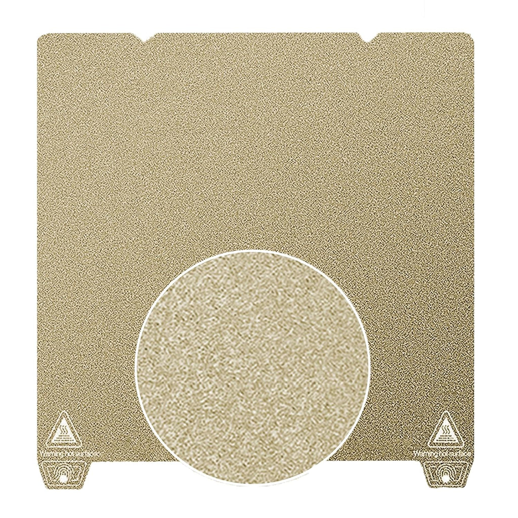 Double-Sided Textured PEI Sheet 235x235m,3D Printe Build Plate Spring Steel Print Bed (no Magnetic Base) for Creality