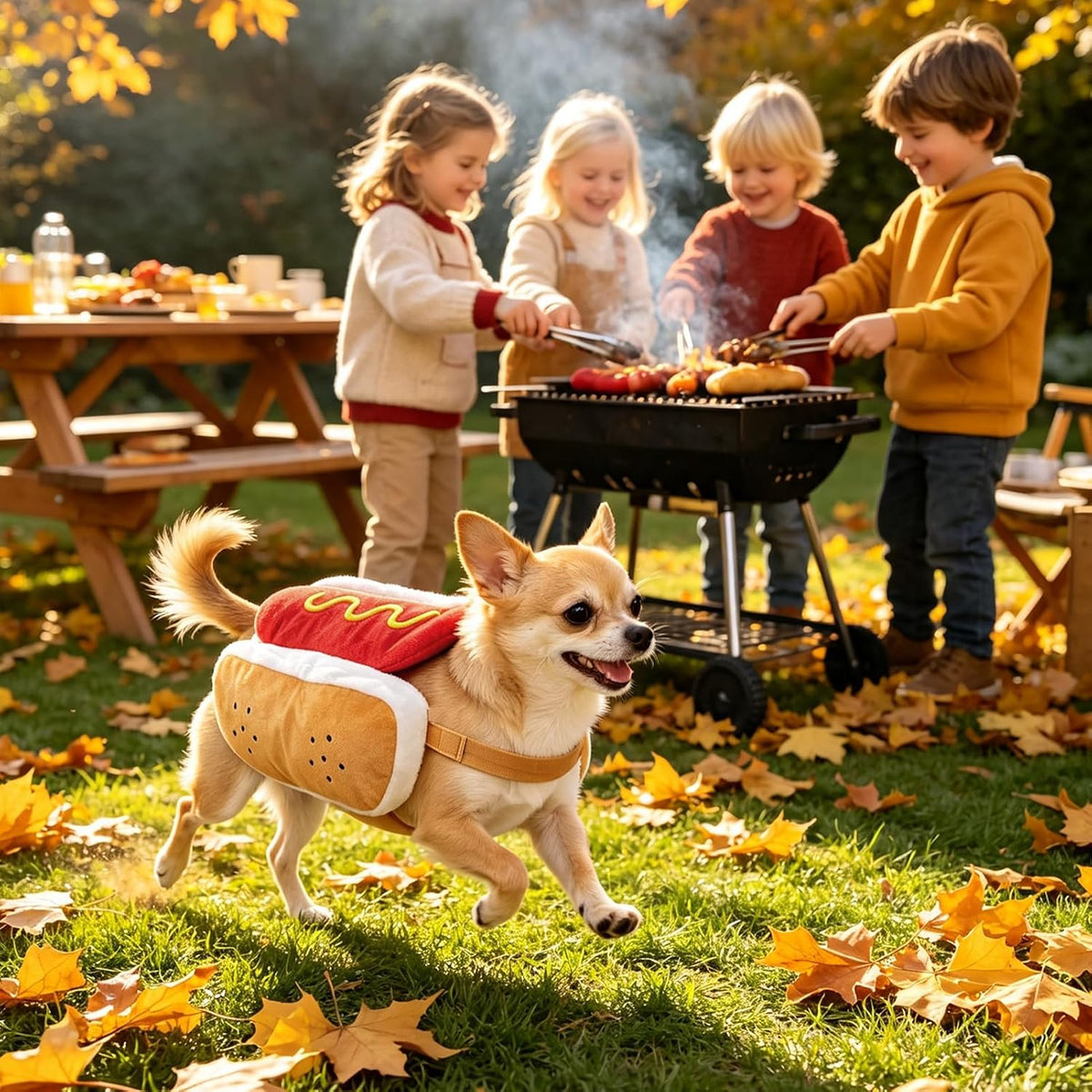 Halloween Dog Hot Dog Costumes Medium