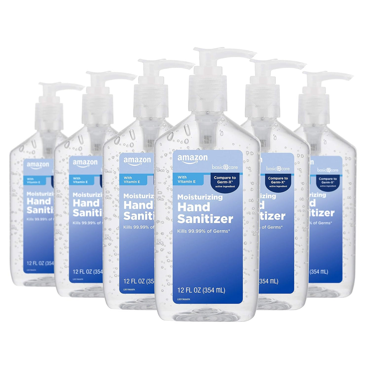 Original Hand Sanitizer with Vitamin E, 62% Ethyl Alcohol, 12 fl oz, 6-Pack