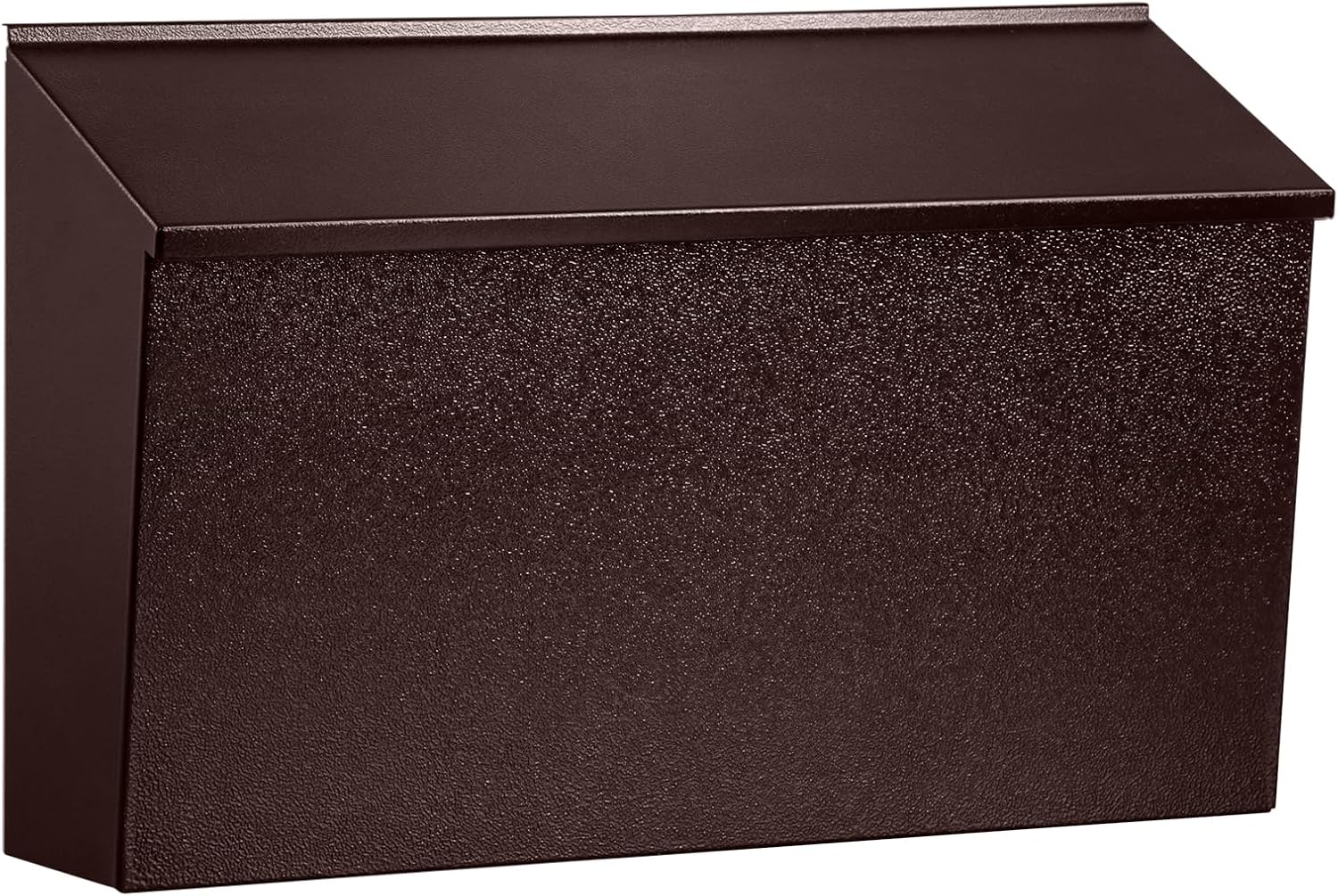 Wall Mount Mailbox for Outside Rust Proof Galvanized Steel, Bronze | Receives letters, magazines, parcels