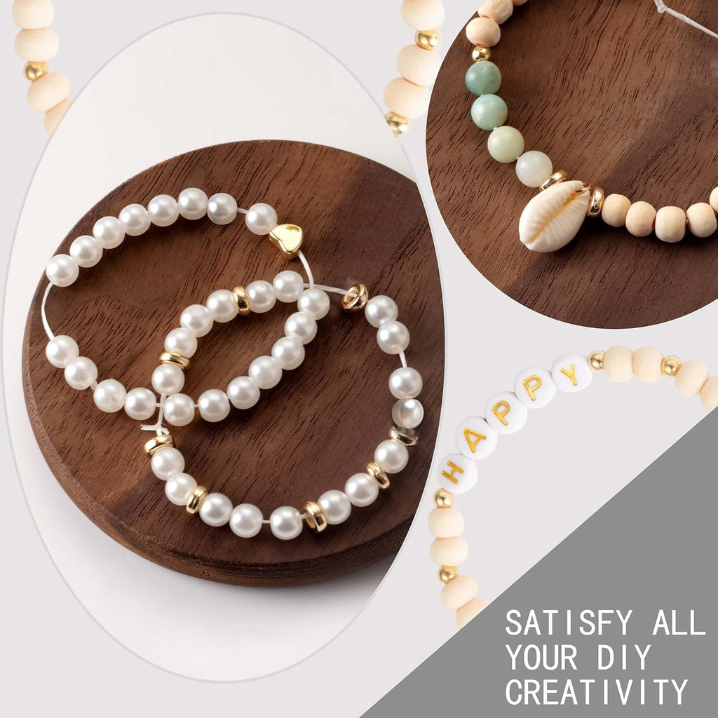 Jewelry Making Supplies Kit Natural Stone Beads for Irregular Natural Stone with for DIY Craft Bracelet Necklace