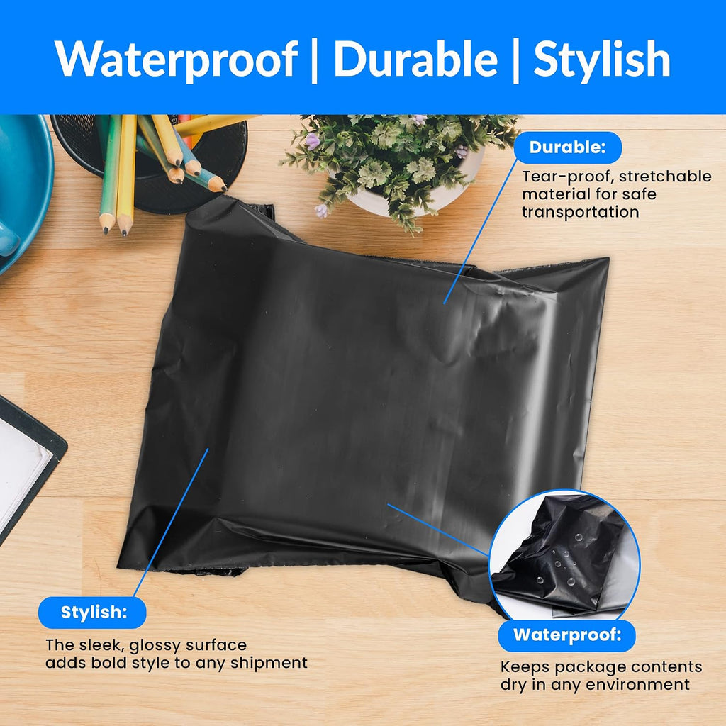 Poly Mailers 24x24" (110 Pcs) | Black