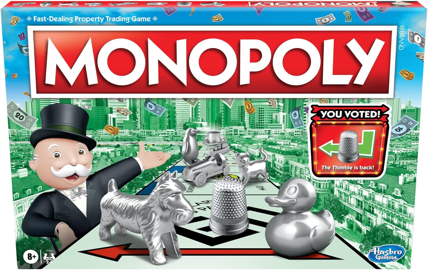 Game, Family Board Games for 2 to 6 Players & Kids Ages 8 and Up, Includes 8 Tokens (Token Vote Edition)