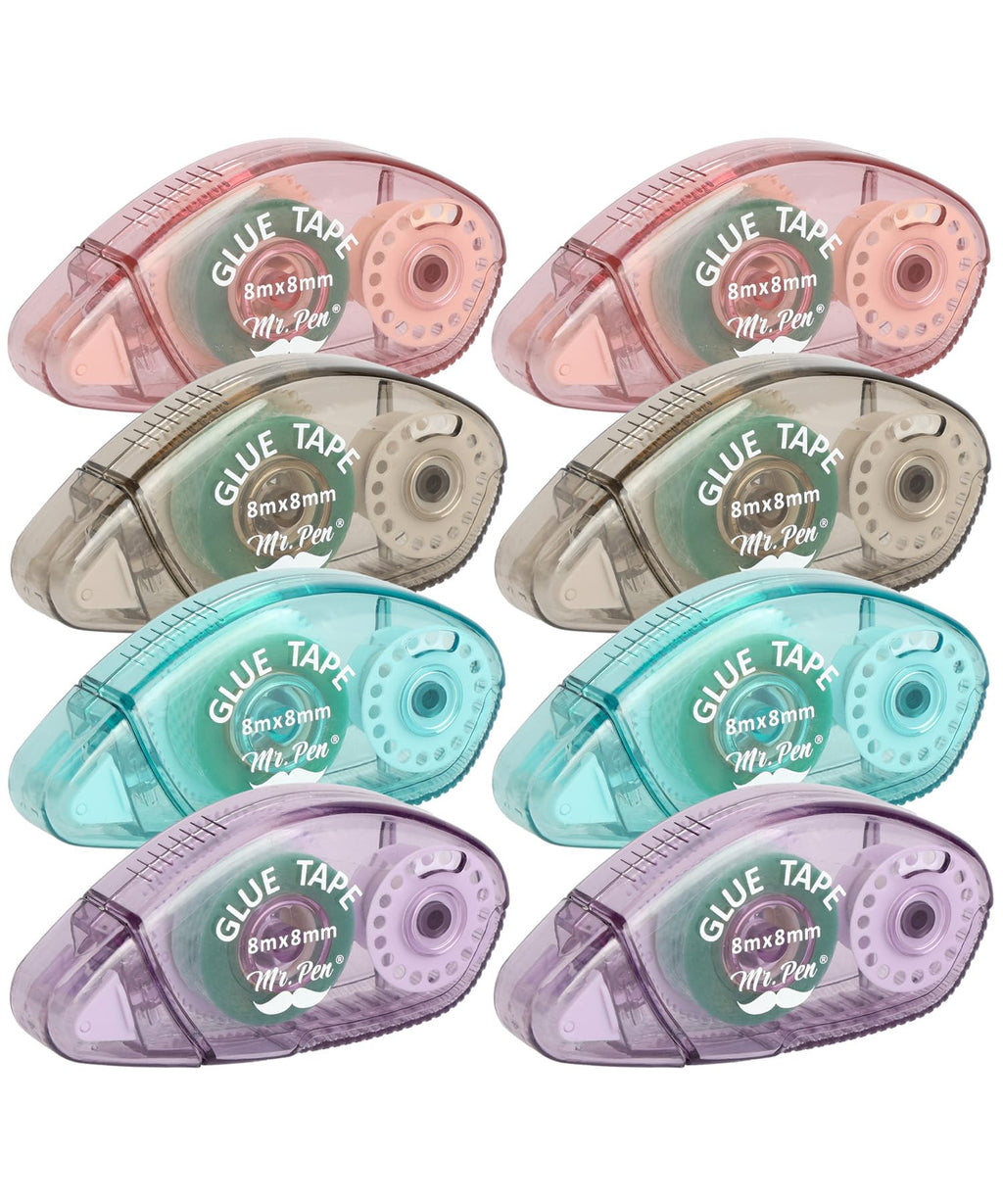 Scrapbook Tape, 0.31 in x 26 FT, 8 Pack, Double Sided Tape Roller