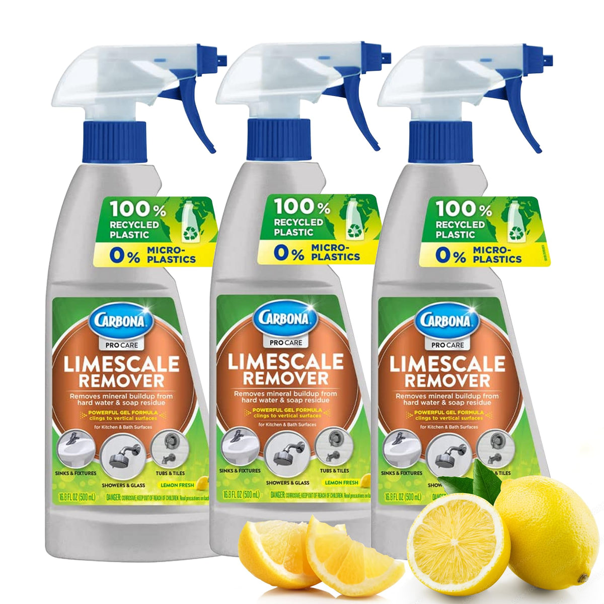 Limescale Remover, 16.9 Fl Oz, 3 Pack