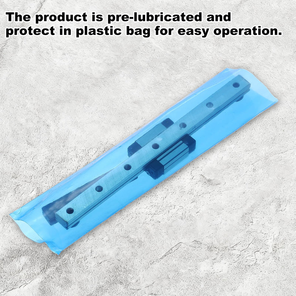 uxcell MGN7 100mm Linear Sliding Rail GuideLinear Motion Guideway