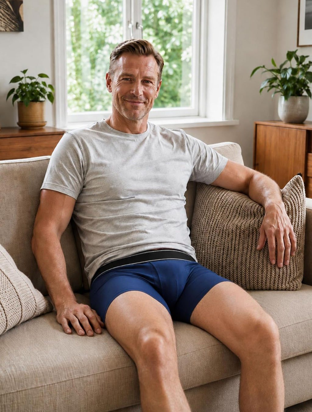 Incontinence Underwear for Men Leak Proof Boxer Briefs 3 Pack
