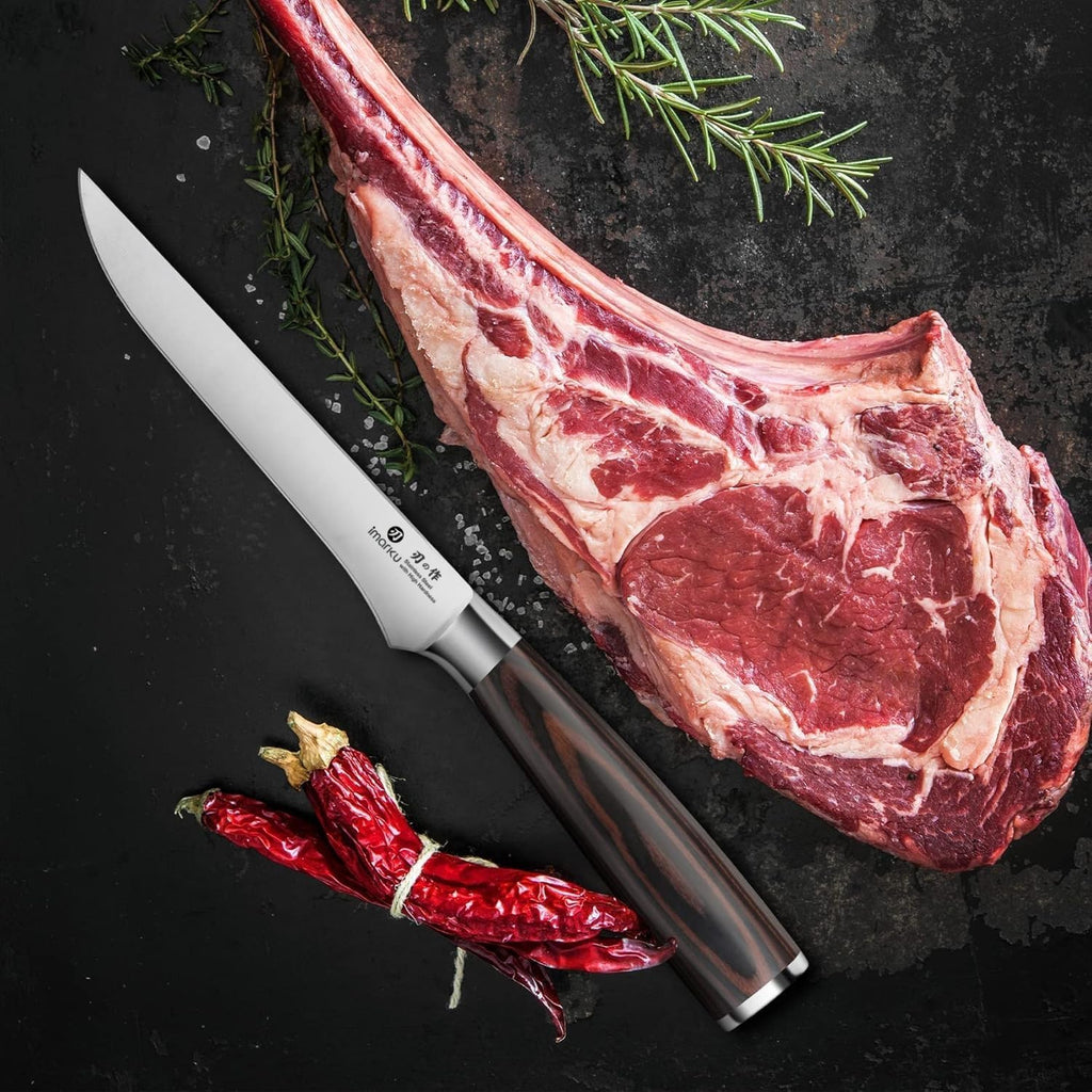 Fillet Knife 6 Inch, German High Carbon Stainless Steel Boning Knife