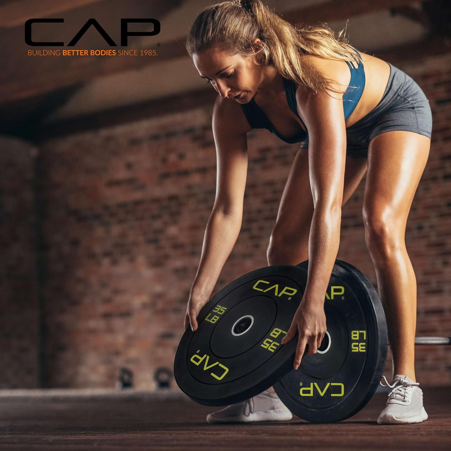 Barbell Rubber Olympic Bumper Plate | Multiple Options/Colors
