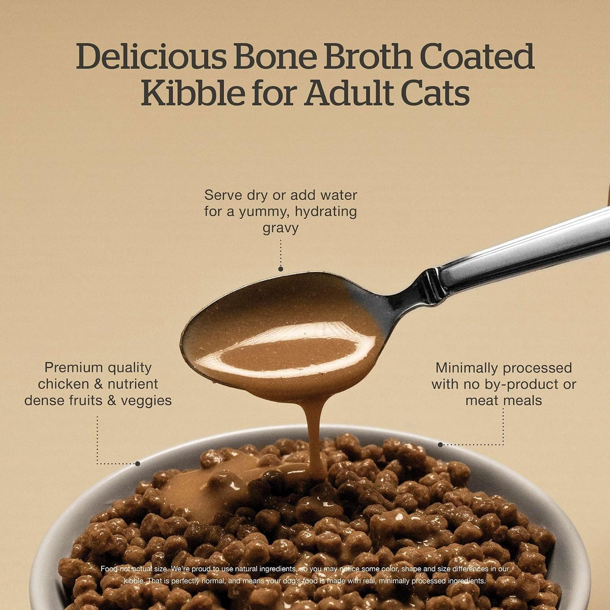 Good Gravy Adult Dry Cat Food, Chicken, 3 lb