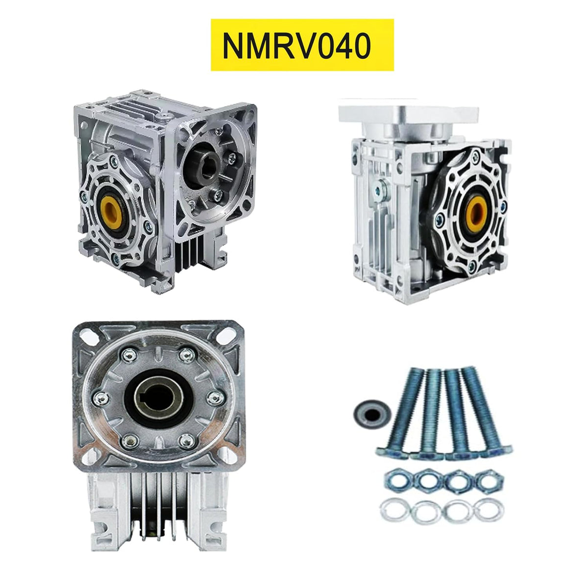 Worm Gear Gearbox Metal Reducer NMRV040,Input 14 mm,Output 18mm