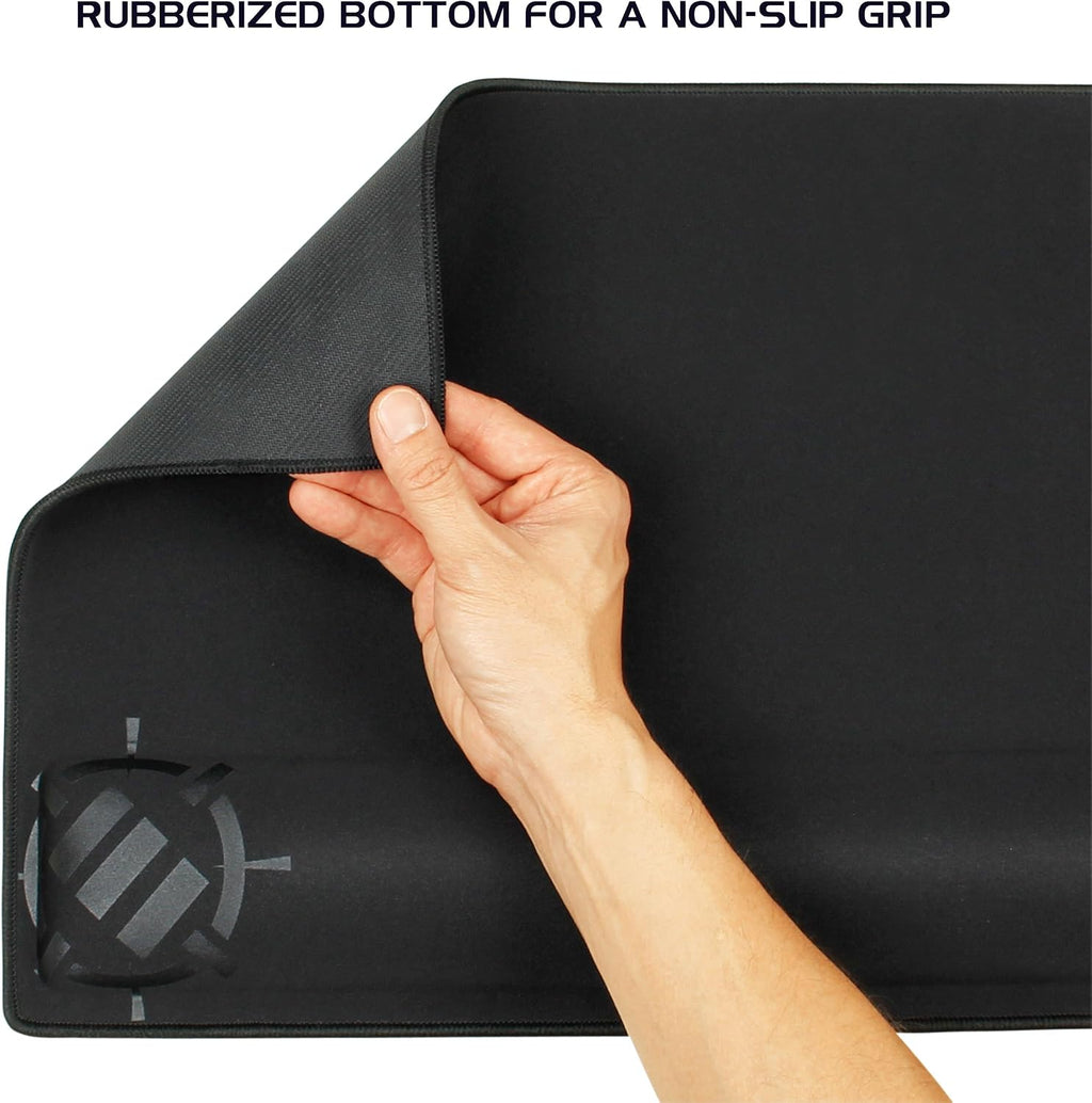 XXL Large Mouse Pad for Desk with 2XL Ergonomic Memory Foam Wrist Rest Support (31.5 x 13.78 x 1 inches) - Desk Pad