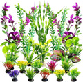 Artificial Aquarium Plants Realistic Green Plastic Fish Tank Decorations