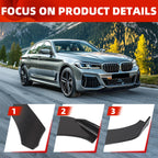 Front Bumper Lip Chin Spoiler ABS Compatible with Audi