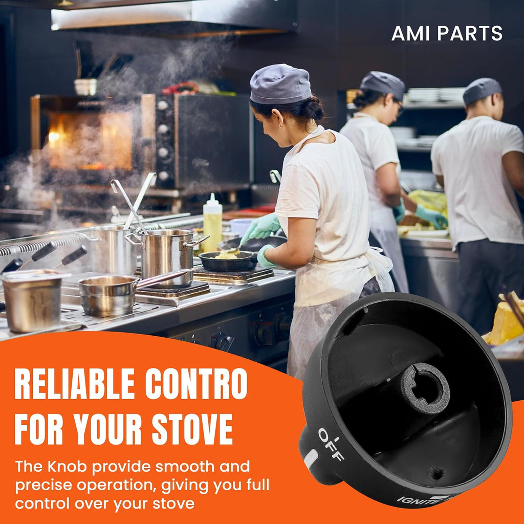 AMI PARTS 8273103 Gas Range Stove Knobs Fit for Whirlpool Stove Knobs