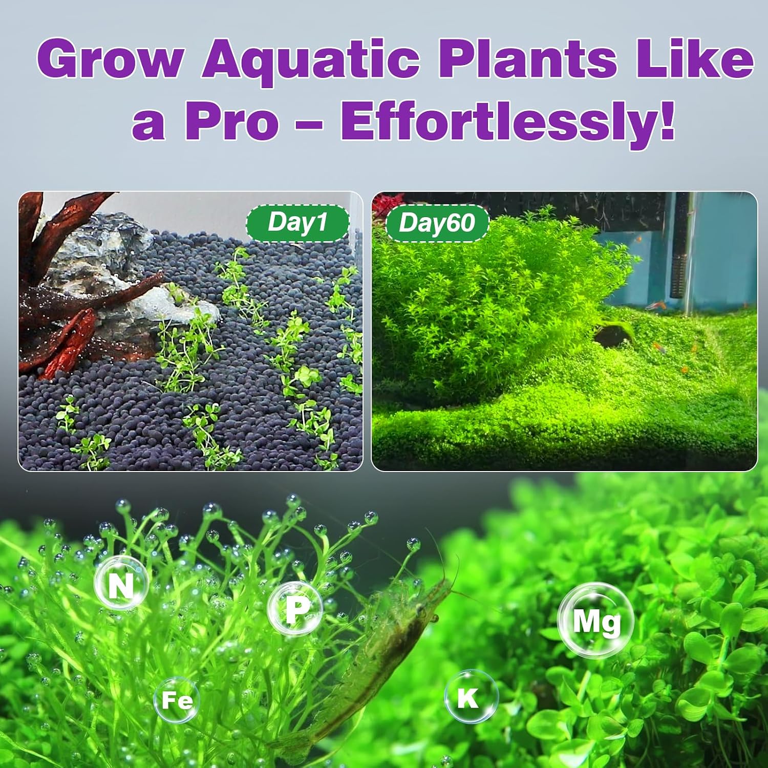 Upgraded Aquarium Soil Water Grass Mud, Ideal for Fish Tank Aquascaping Aquarium Substrate Soil for Plants and