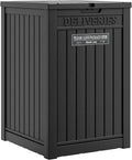 Package Delivery Box for Outside, Waterproof Outdoor Storage, Black