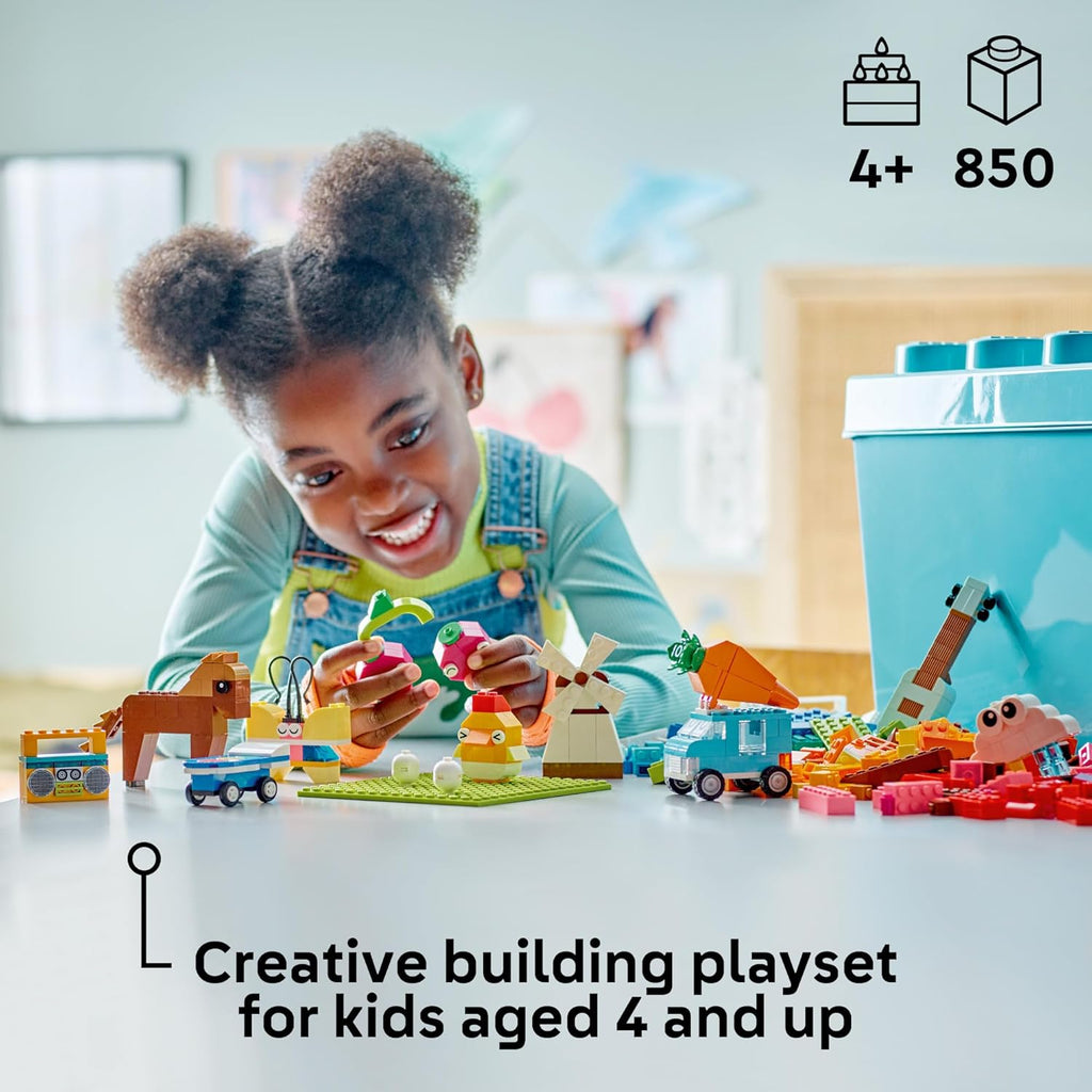LEGO Classic Vibrant Creative Brick Box Building Blocks - Sensory & Learning Toys for Boys & Girls, Ages 4+ Years
