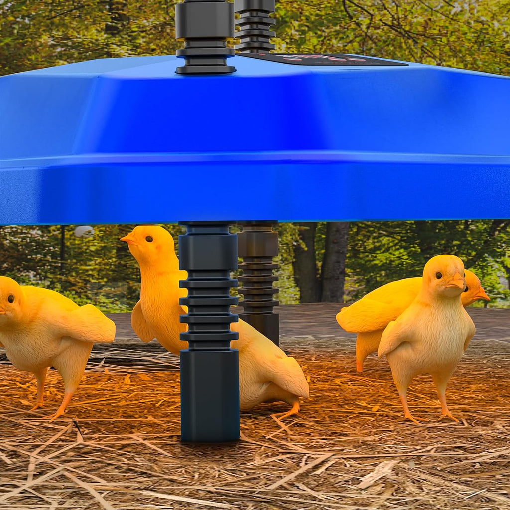 Chick Brooder Heating Plate, Brooder Heater for Chicks, Adjustable Temperature Height Adjustable Brooding Heater