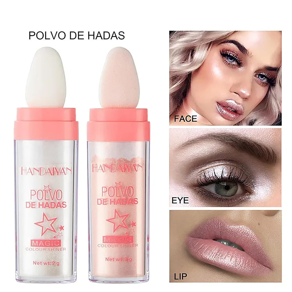 Face Body White Highlighter Contour Powder Makeup
