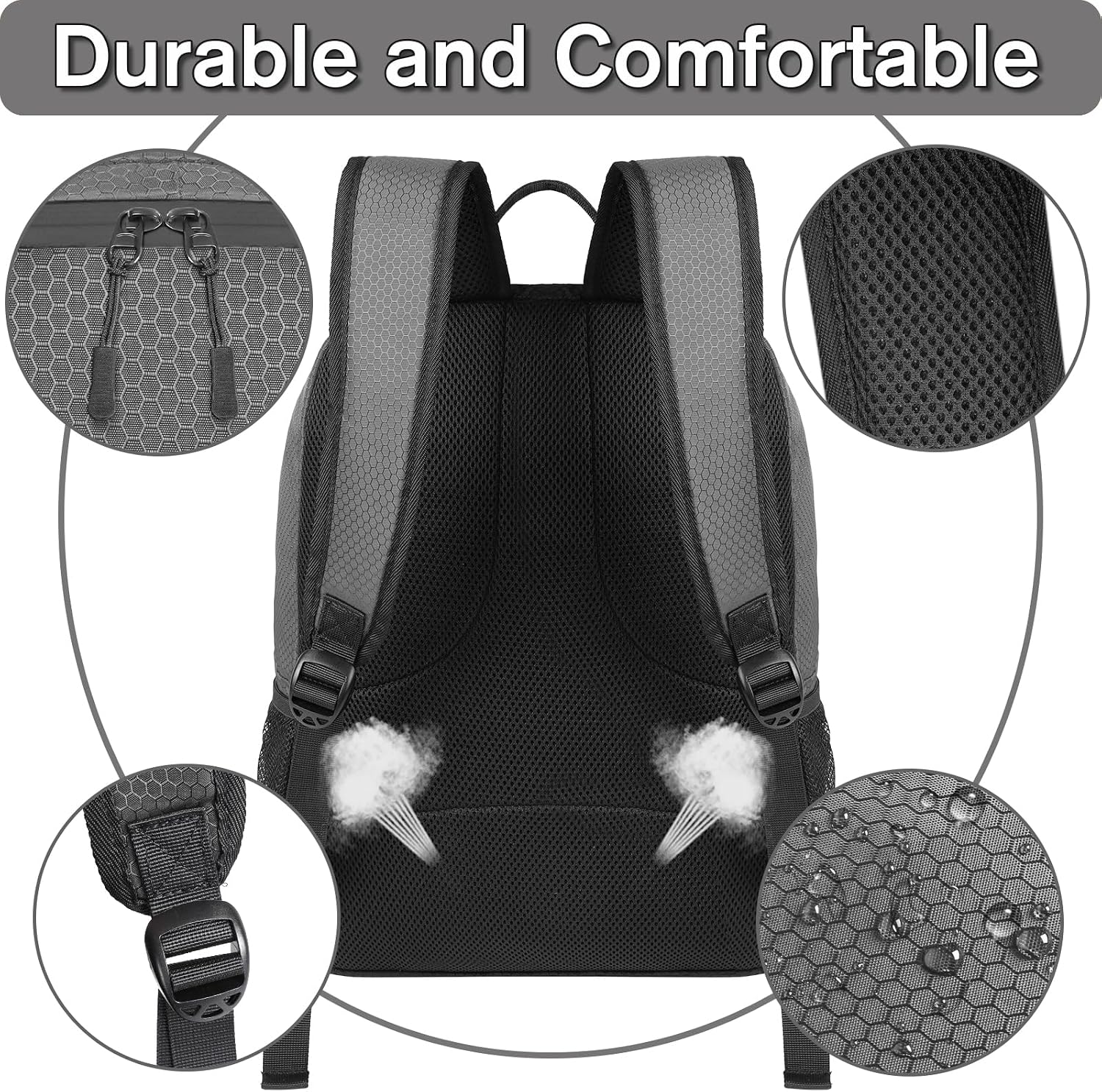 Soccer Backpack,Soccer Bag with Ball Holder, Water resistant Sport Equipment Bags Fit Basketball Volleyball Football