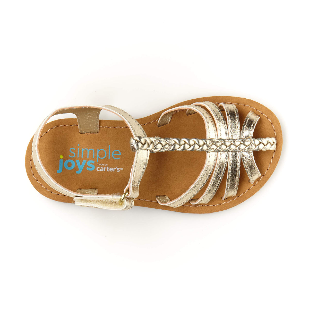Girls Freya Sandal, Gold