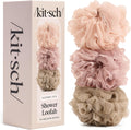 Shower Loofah – Soft Mesh Body Scrubber & Bath Sponge for Daily Gentle Cleansing – Durable Loofah for Men and Women