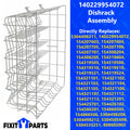5304498211 Dishwasher Upper Dishrack Assembly 140229954072