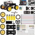 Robotics Kit for Kids Ages 8-12 12-16, Smart Robot Car Kit Compatible with Arduino & Scratch, STEM Toys Coding Robot